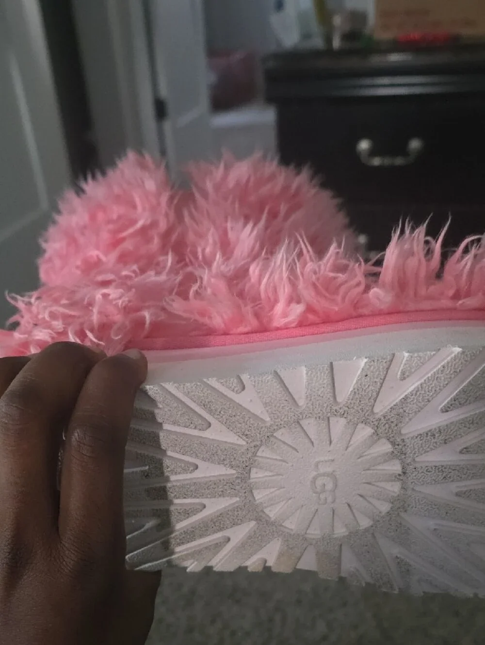 UGG plush faux